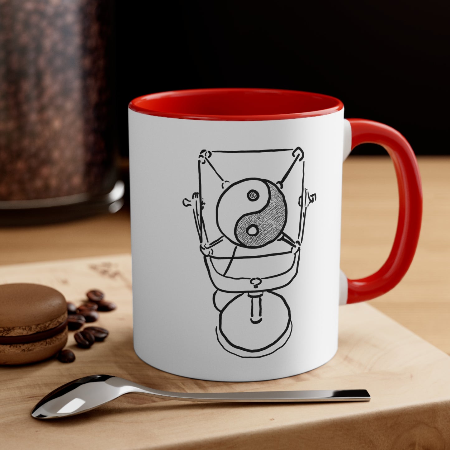 Yin Yang Microphone mug