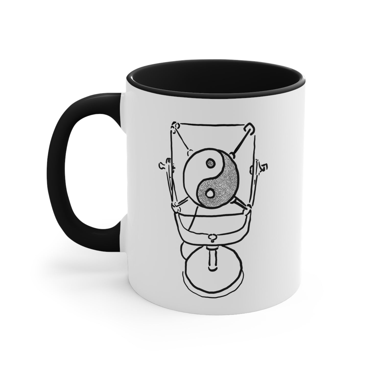 Yin Yang Microphone mug