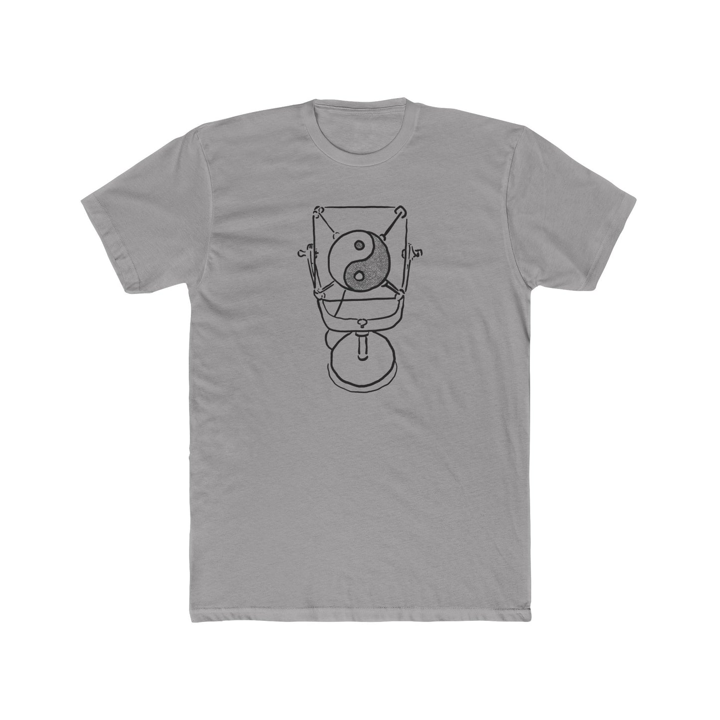 Yin Yang Skate T-Shirt — Minimalist Skateboard Graphic Tee