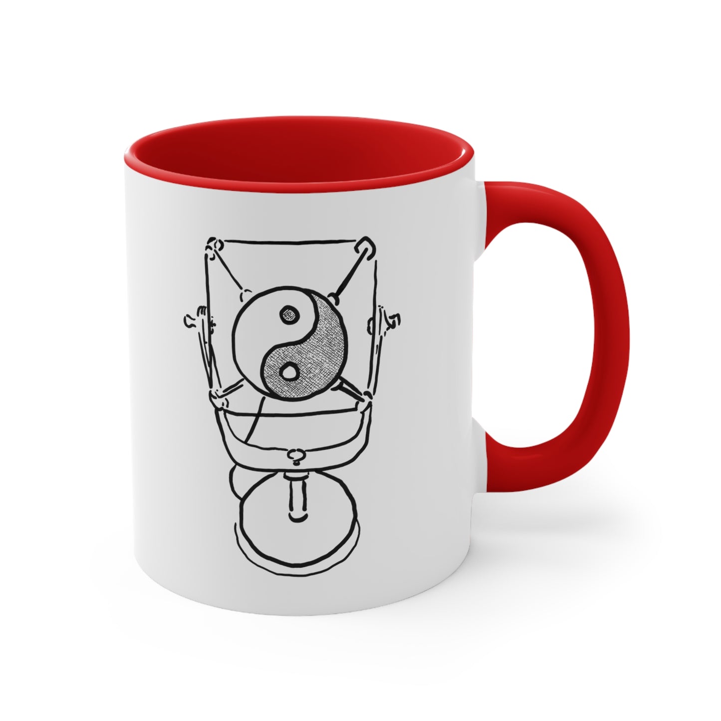 Yin Yang Microphone mug