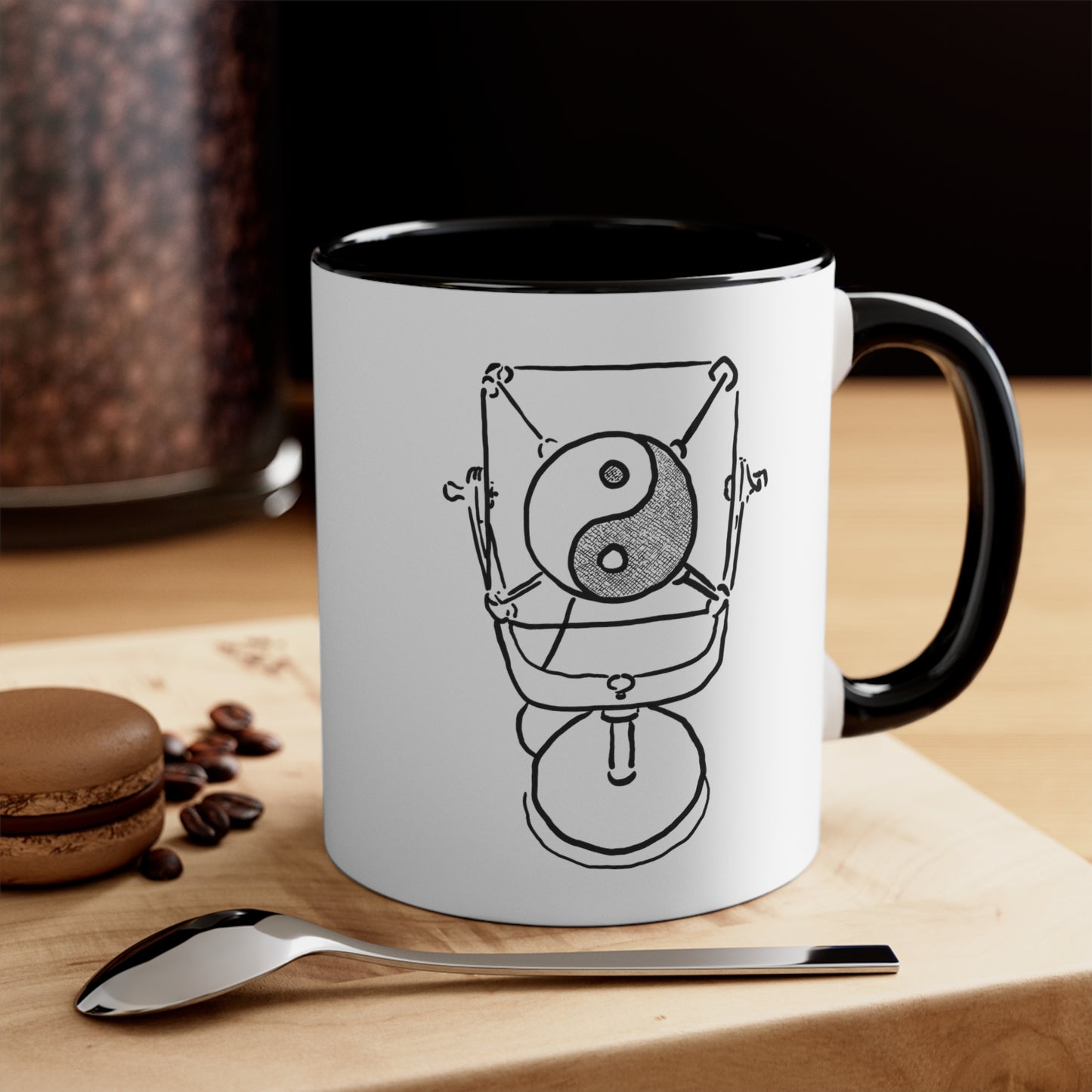 Yin Yang Microphone mug
