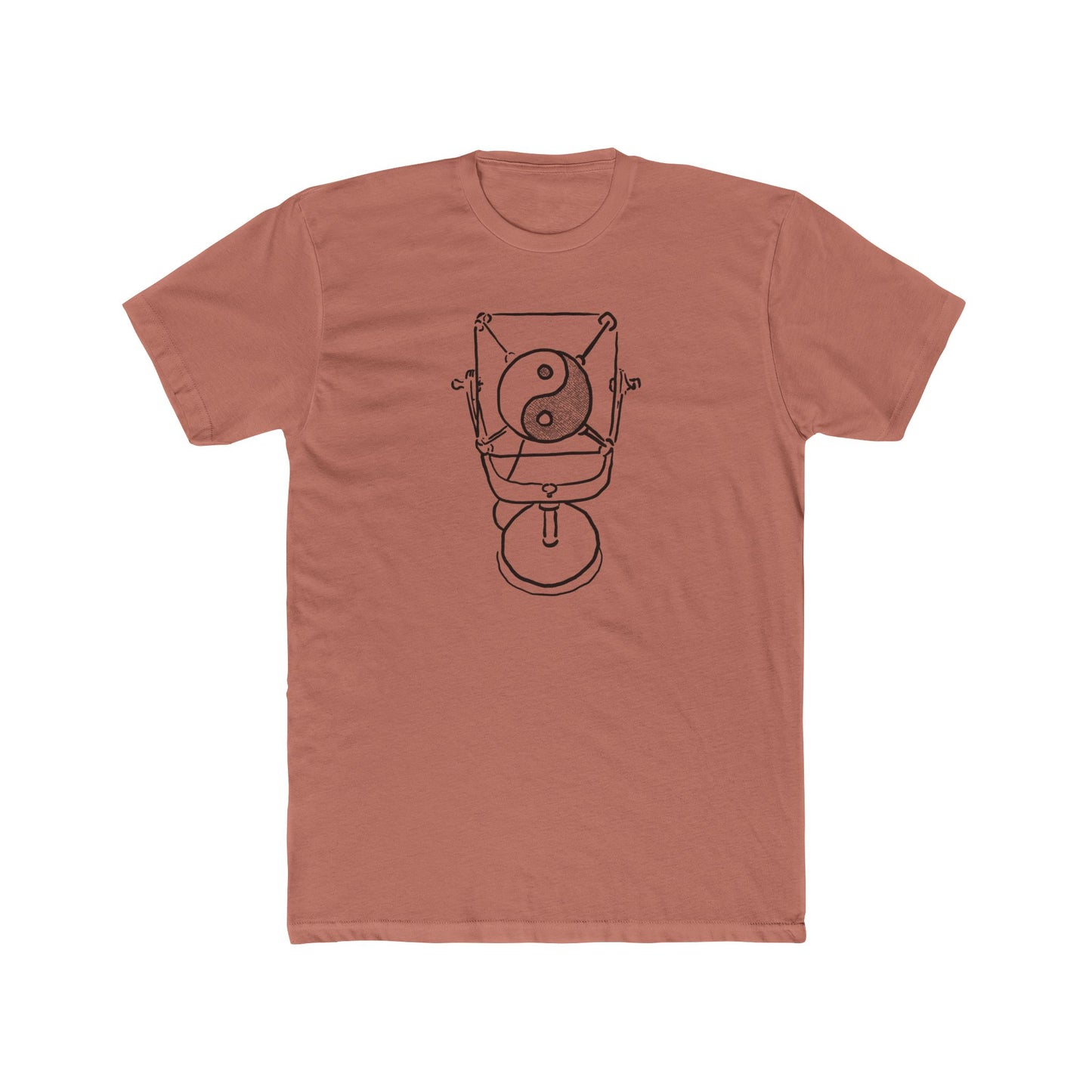 Yin Yang Skate T-Shirt — Minimalist Skateboard Graphic Tee